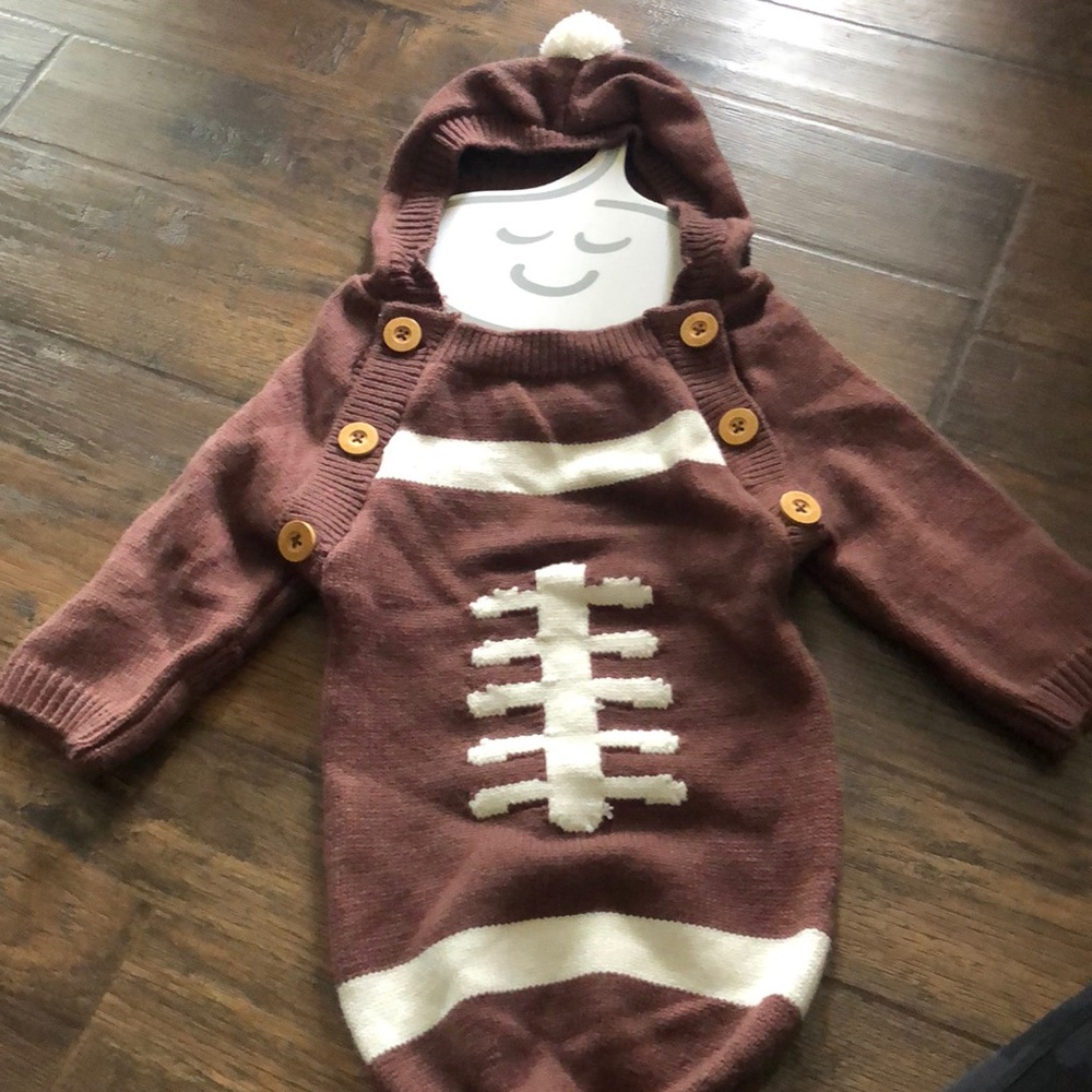 Football snuggle suit